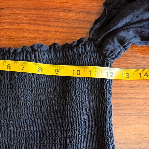 Kourt Portia Mini Dress Black Swiss Dot Classic Preppy Womens L - Picture 12 of 14